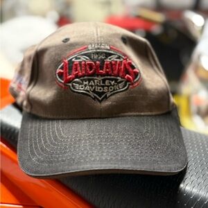 Harley-Davidson Brown and Black Logo Cap